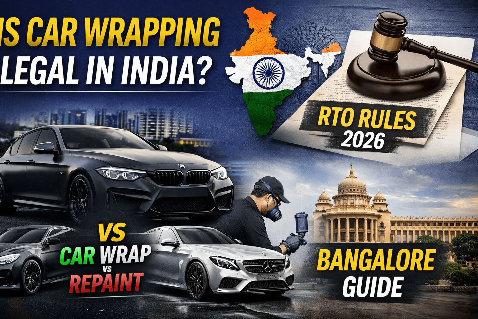 car wrapping legal in India